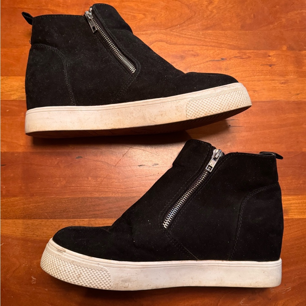 Women’s Time and Tru Wedge Sneakers, Memory Foam